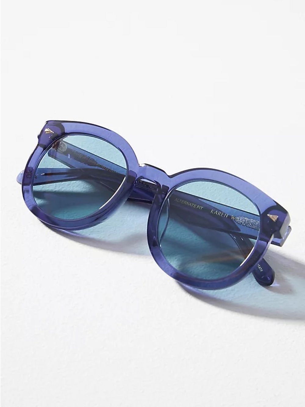 Karen Walker Super Duper Strength Sunglasses in Indigo